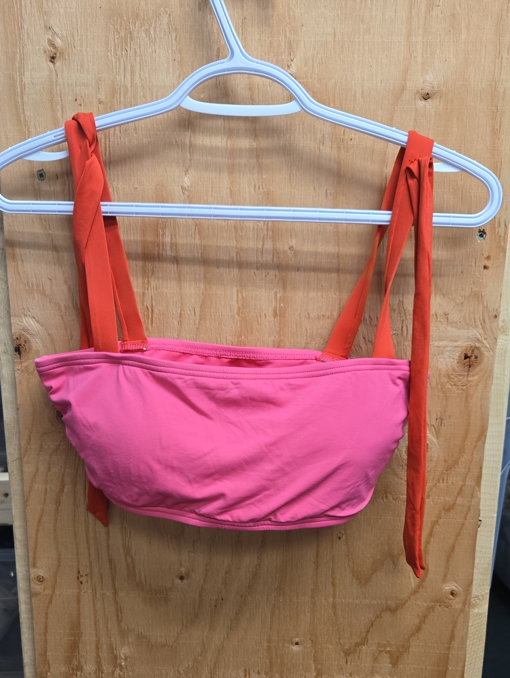 Kate Spade Size M Pink and Red Bikini Top